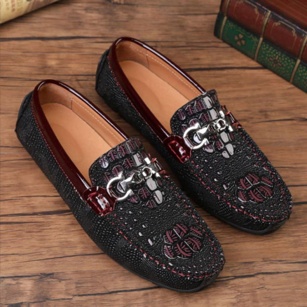 New patent leather loafers for men