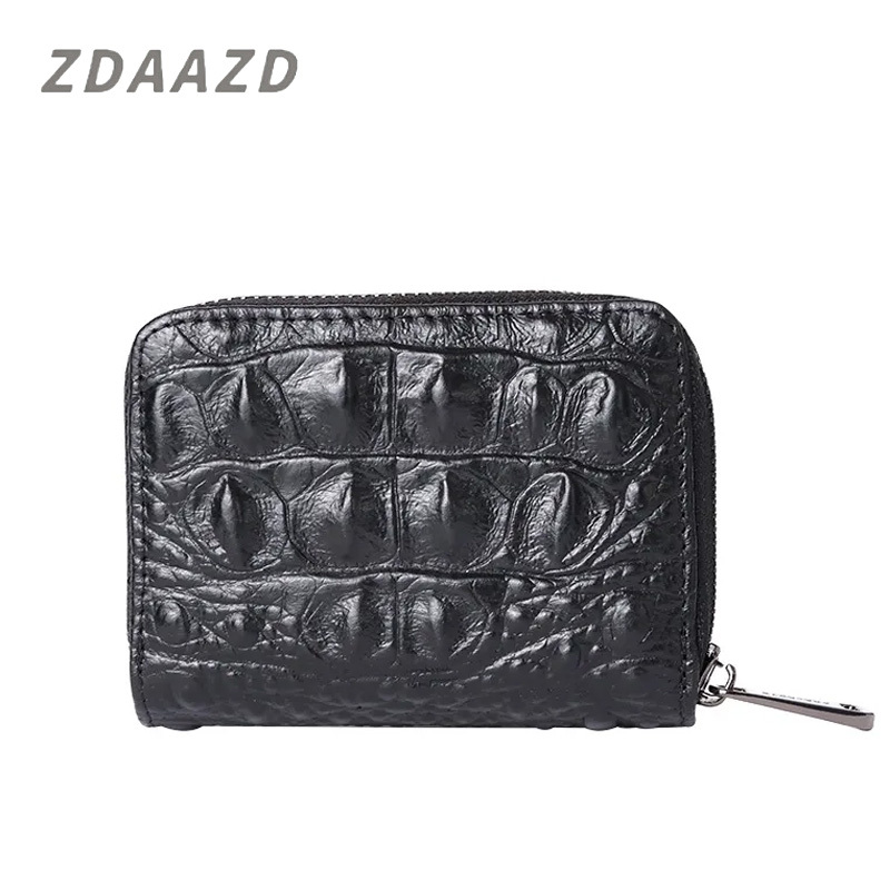 Crocodile pattern card holder functional coin purse
