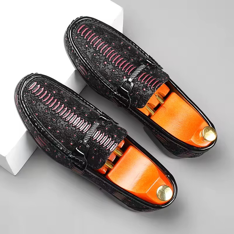 Low-top set foot drop rubber leather head layer cowhide one foot stirrup small leather shoes-Zdaazd