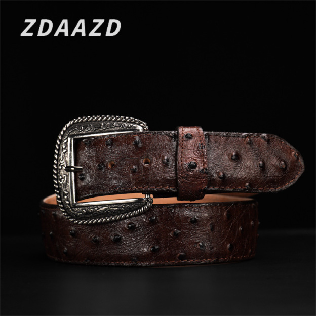 Premium Ostrich Leather Belt