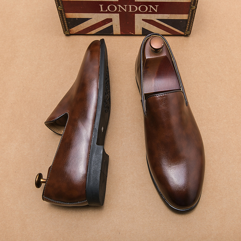 Vintage Handmade Horsehide Loafers