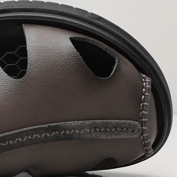 Summer Genuine Cowhide Men's Baotou Sandals-Zdaazd