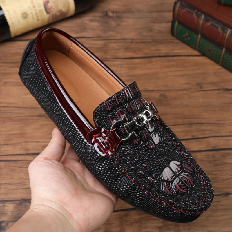 New patent leather loafers for men