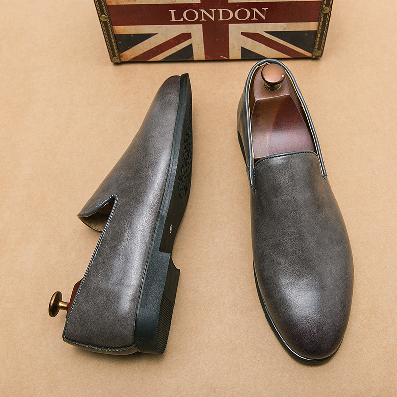 Vintage Handmade Horsehide Loafers