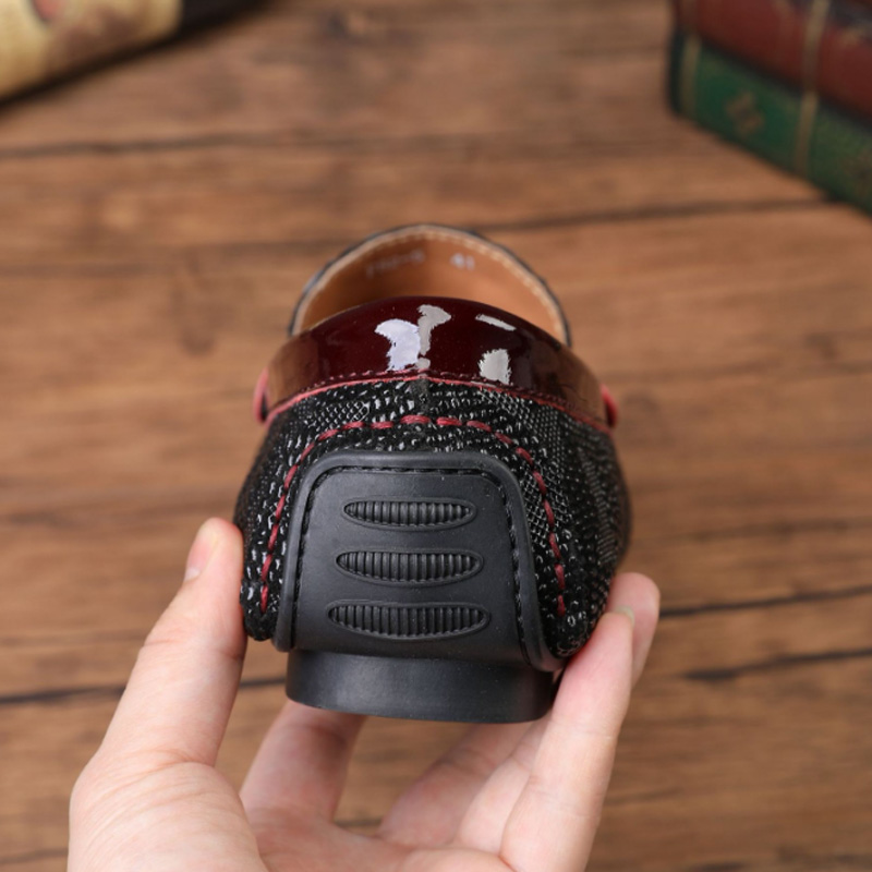 New patent leather loafers for men
