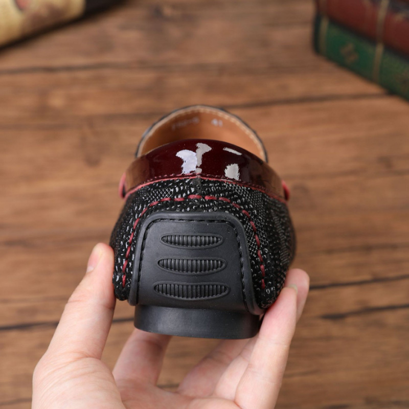 New patent leather loafers for men
