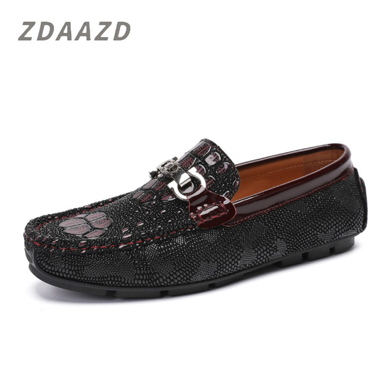 New patent leather loafers for men