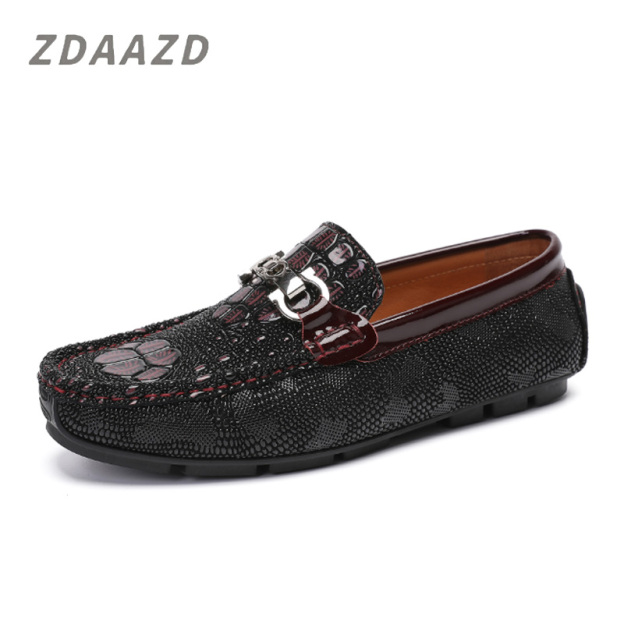 New patent leather loafers for men