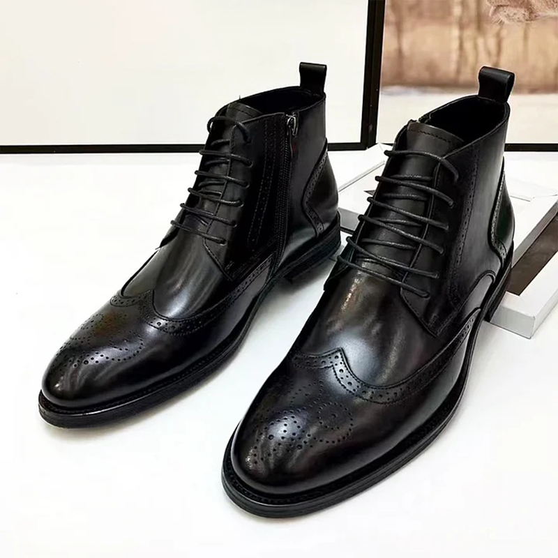 Men's high top British style Chelsea boots