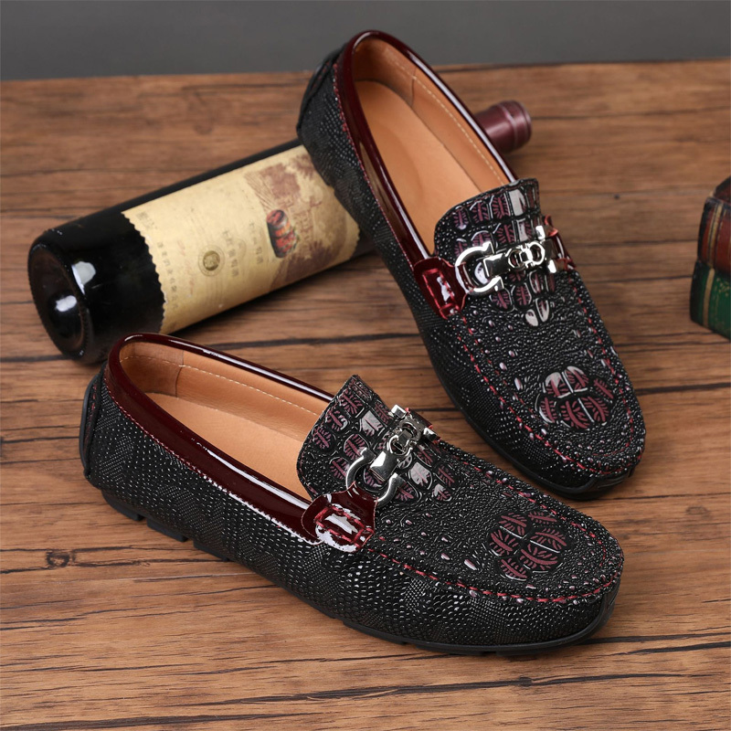 New patent leather loafers for men
