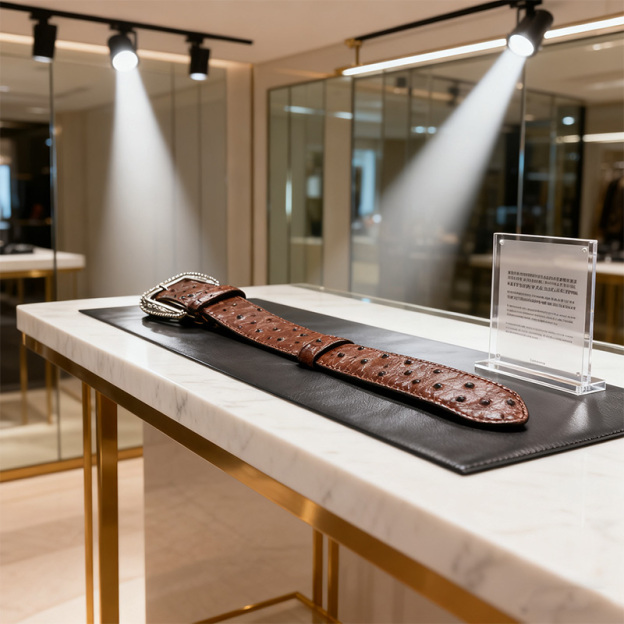 Premium Ostrich Leather Belt