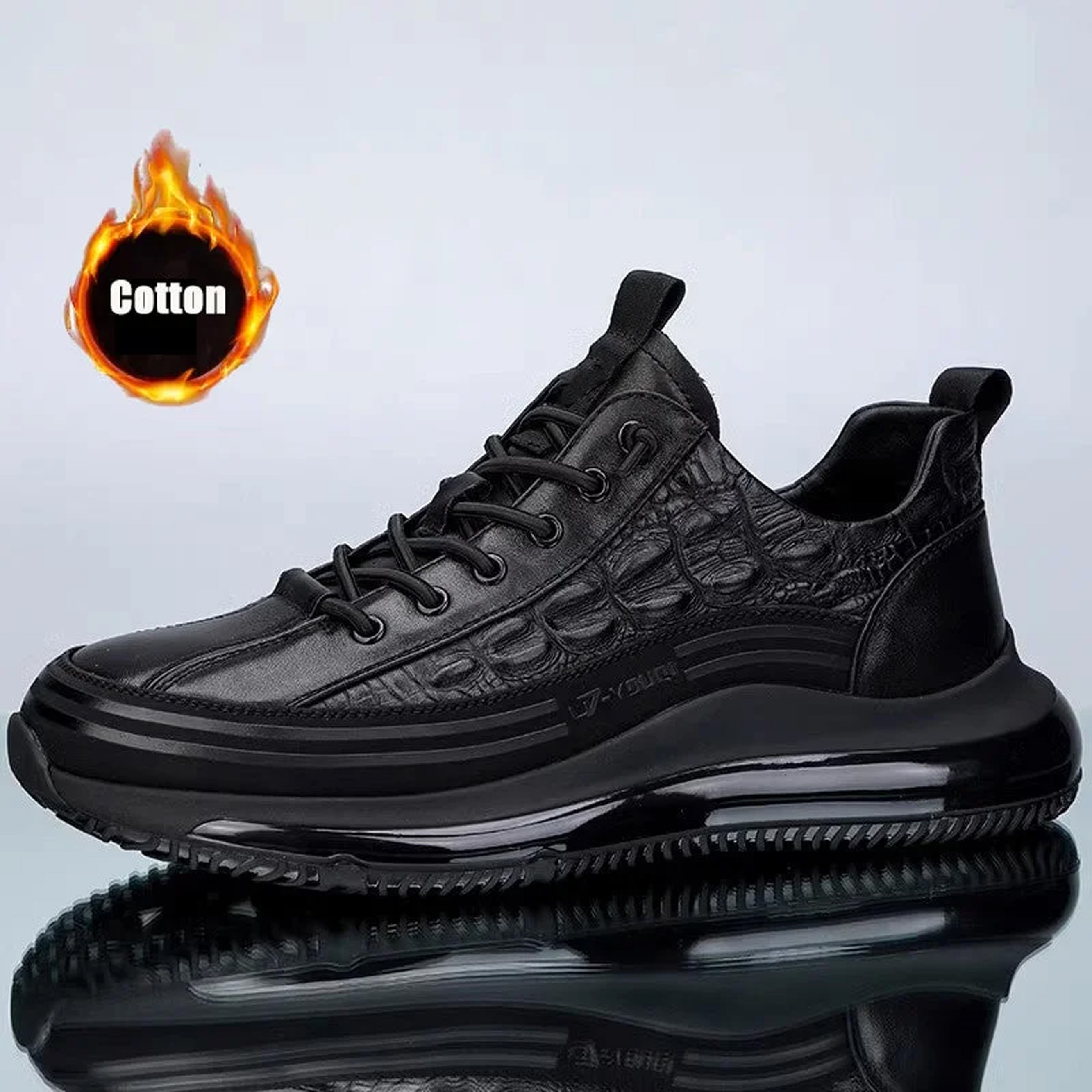 New casual sports leather shoes
