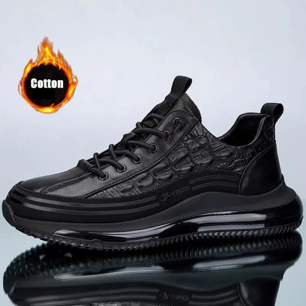 New casual sports leather shoes