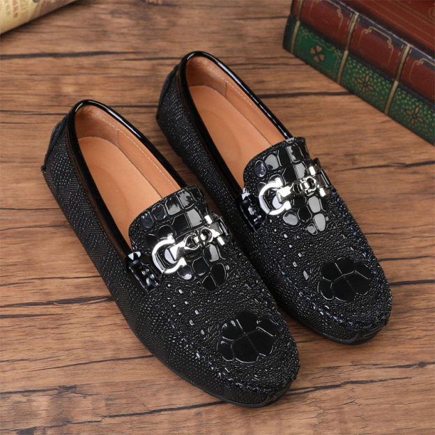 New patent leather loafers for men