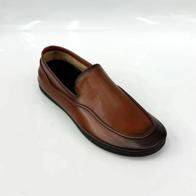 Casual fashion soft bottom flat heel leather shoes-Zdaazd