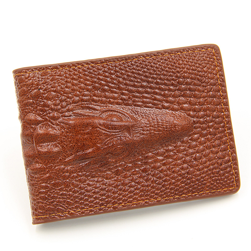 Alligator leather wallet-Zdaazd