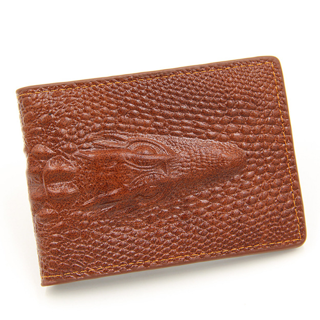 Alligator leather wallet-Zdaazd