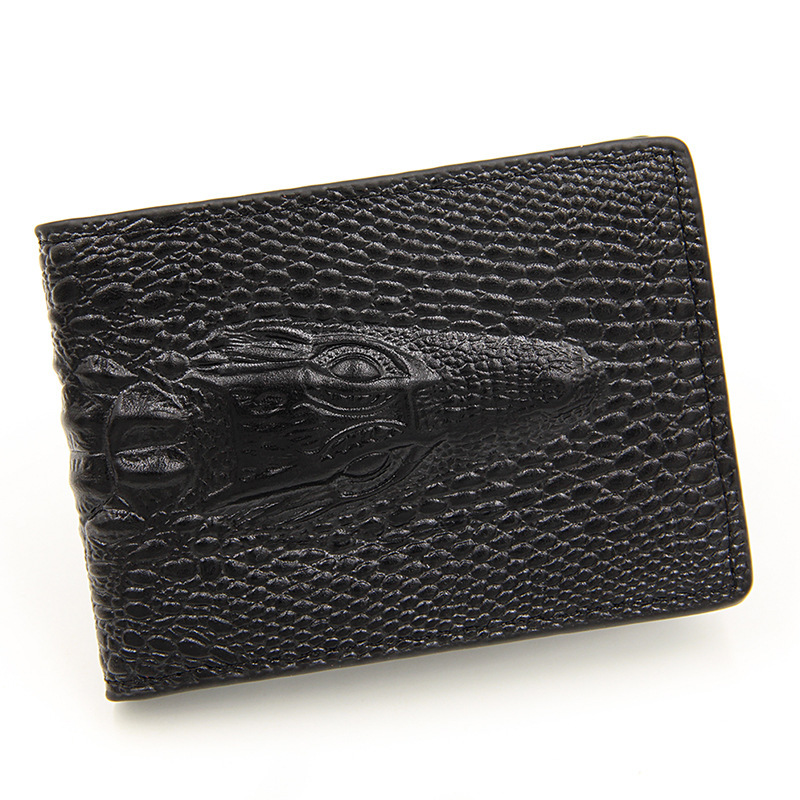Alligator leather wallet-Zdaazd