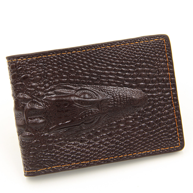 Alligator leather wallet-Zdaazd