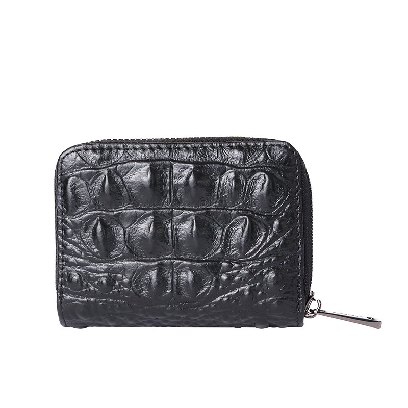 Crocodile pattern card holder functional coin purse-Zdaazd