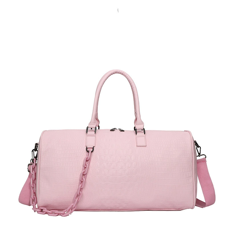 Short trip bag large capacity crocodile leather waterproof man-Zdaazd