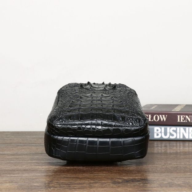 Crocodile Leather Chest Bag Shoulder Bag Slanting Cross Men's Bag-Zdaazd