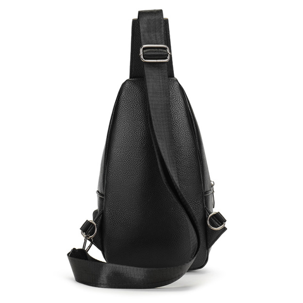 Crocodile Leather Chest Bag Crossbody Men-Zdaazd