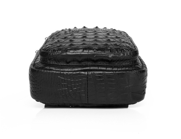 Crocodile Leather Men's Shoulder Chest Bag Crossbody Bag Men's-Zdaazd
