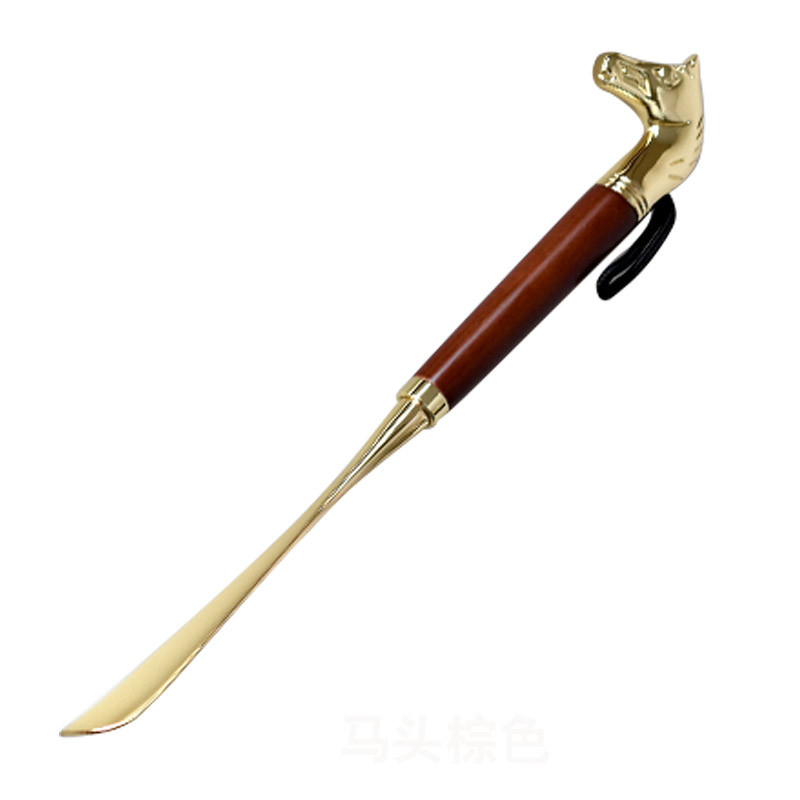Metal Lion's Head Horse's Head Shoehorn-Zdaazd