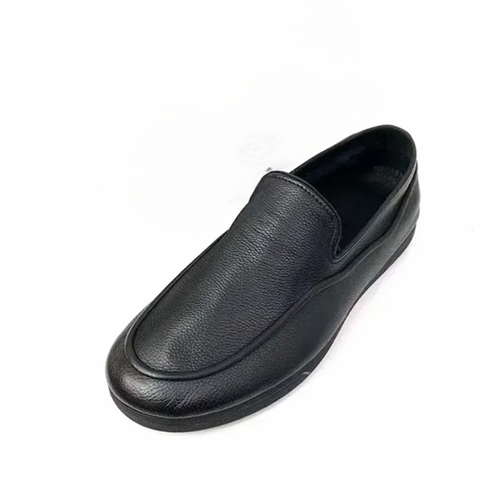 Casual fashion soft bottom flat heel leather shoes-Zdaazd