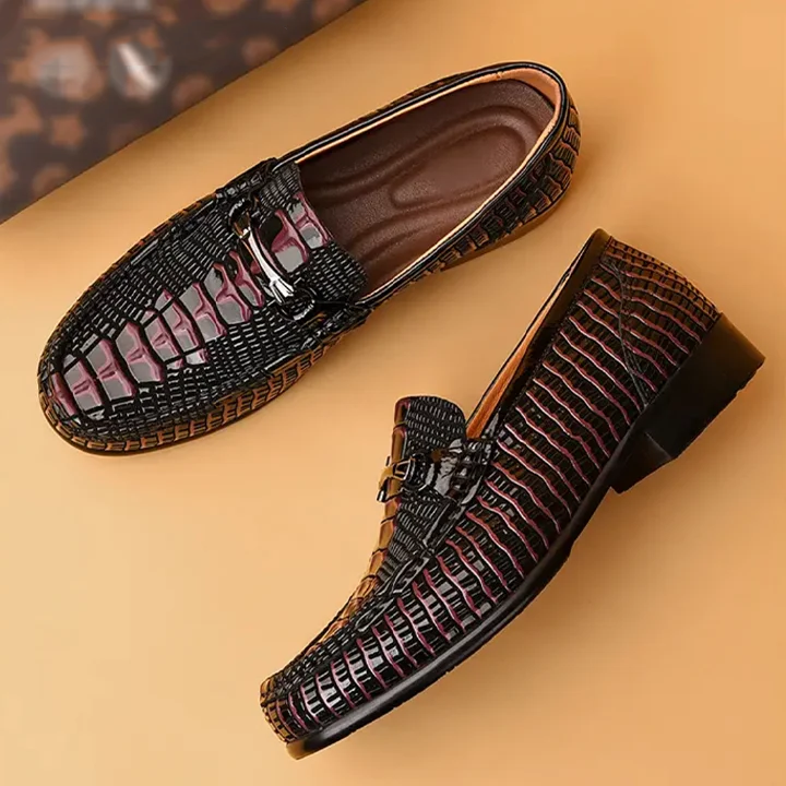 Crocodile Print Business Boost Wedding Shoes-Zdaazd