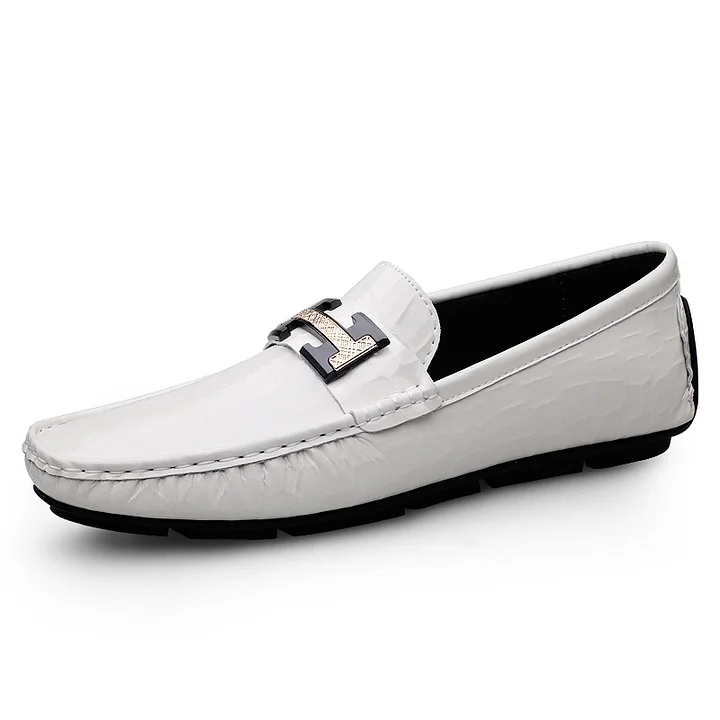 Business Casual Leather Loafer Shoes | Soft Soled Moccasins-Zdaazd