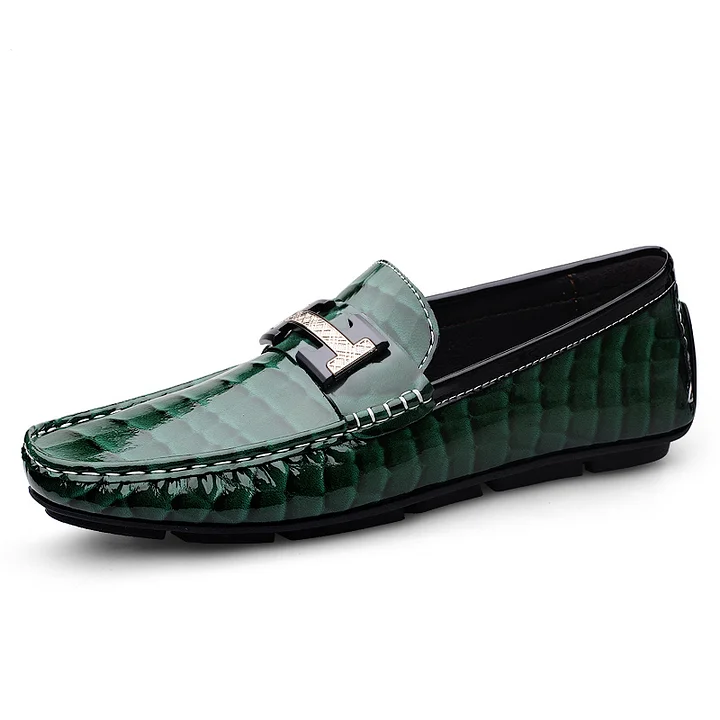 Business Casual Leather Loafer Shoes | Soft Soled Moccasins-Zdaazd