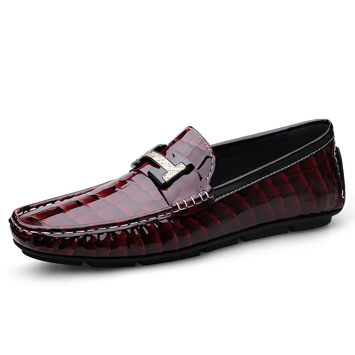 Business Casual Leather Loafer Shoes | Soft Soled Moccasins-Zdaazd