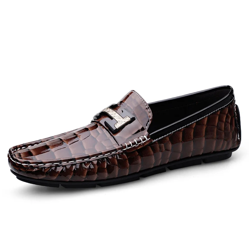 Business Casual Leather Loafer Shoes | Soft Soled Moccasins-Zdaazd