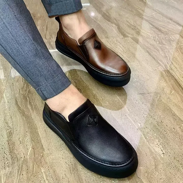Business Fashion Casual Loafers | Soft Light Casual Leather Shoes-Zdaazd