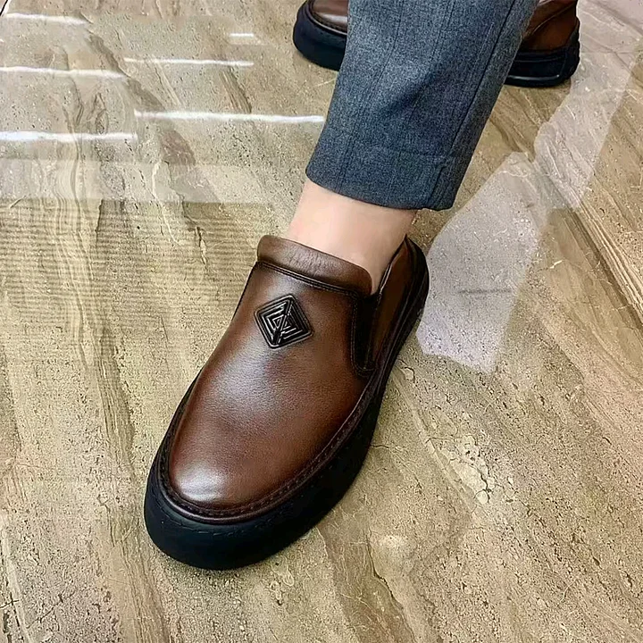 Business Fashion Casual Loafers | Soft Light Casual Leather Shoes-Zdaazd