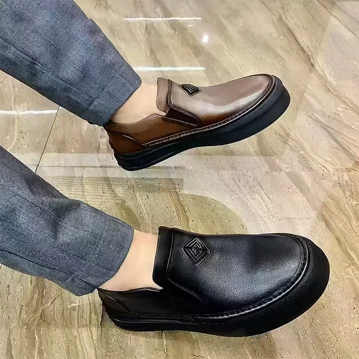 Business Fashion Casual Loafers | Soft Light Casual Leather Shoes-Zdaazd