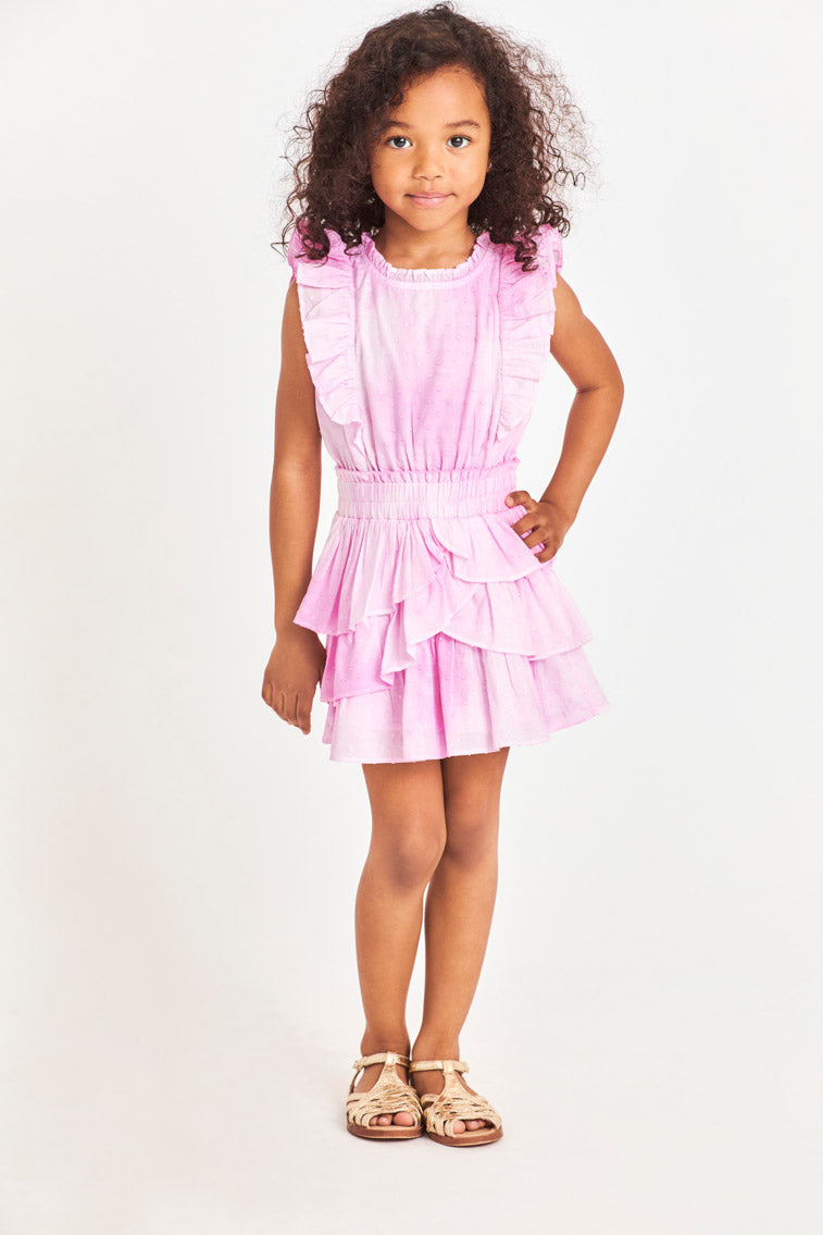 Girls Decker Heritage Dress - Peony Pink-morningim