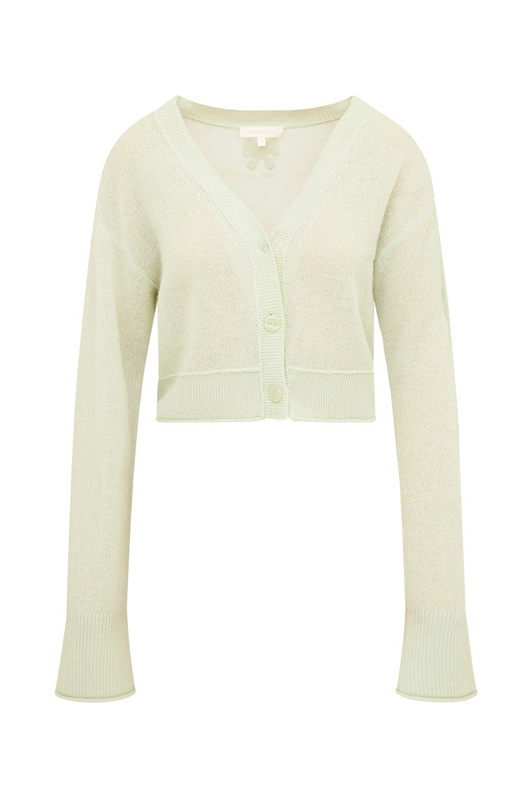Lawrence Knit Bow Cardigan-morningim