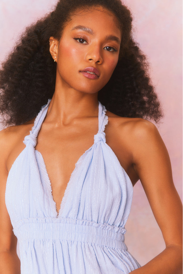 Love Halter Maxi Dress-morningim