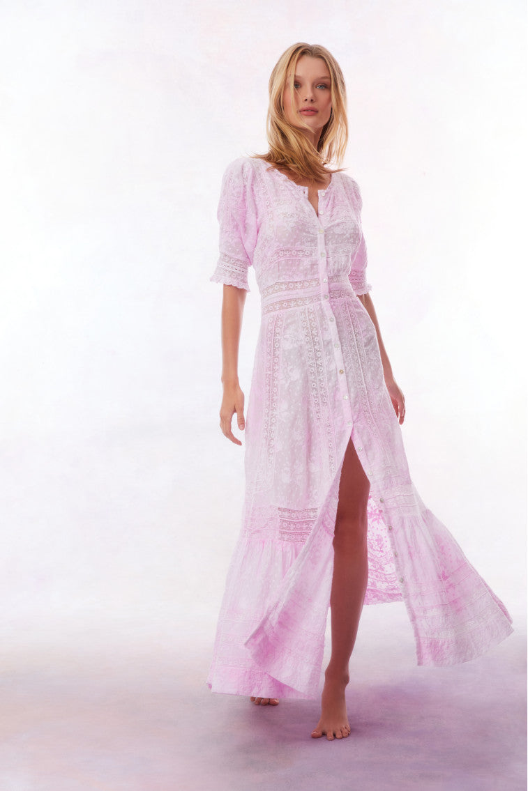 Minka Maxi Dress-PEONY PINK-morningim