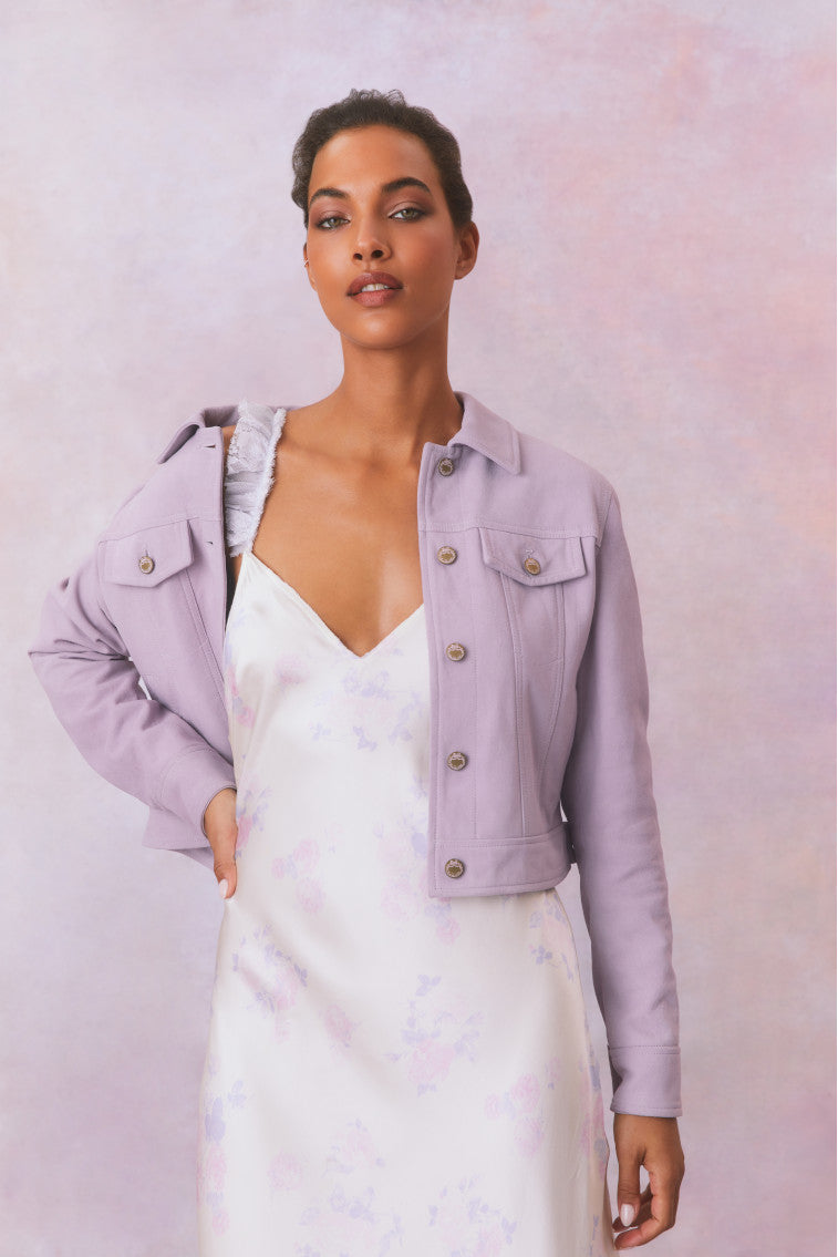 Seattle Leather Pastel Jacket-morningim
