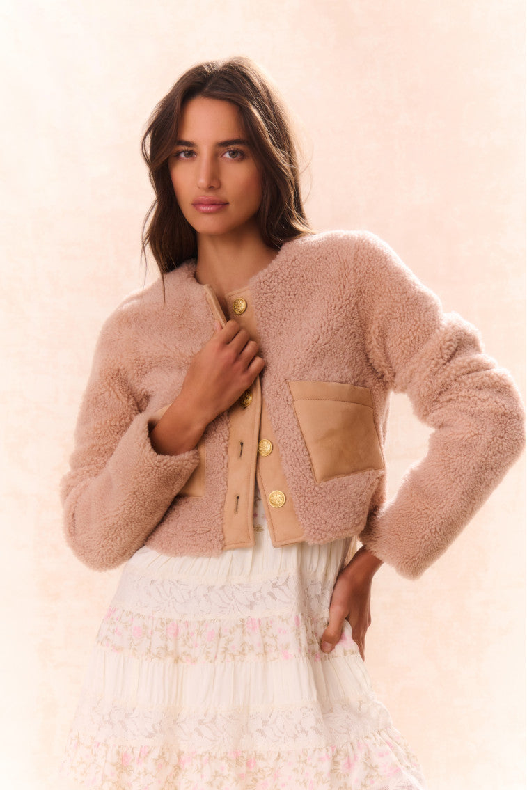 Lully Faux Shearling Jacket-morningim