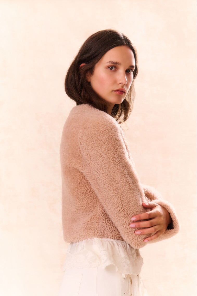 Lully Faux Shearling Jacket-morningim