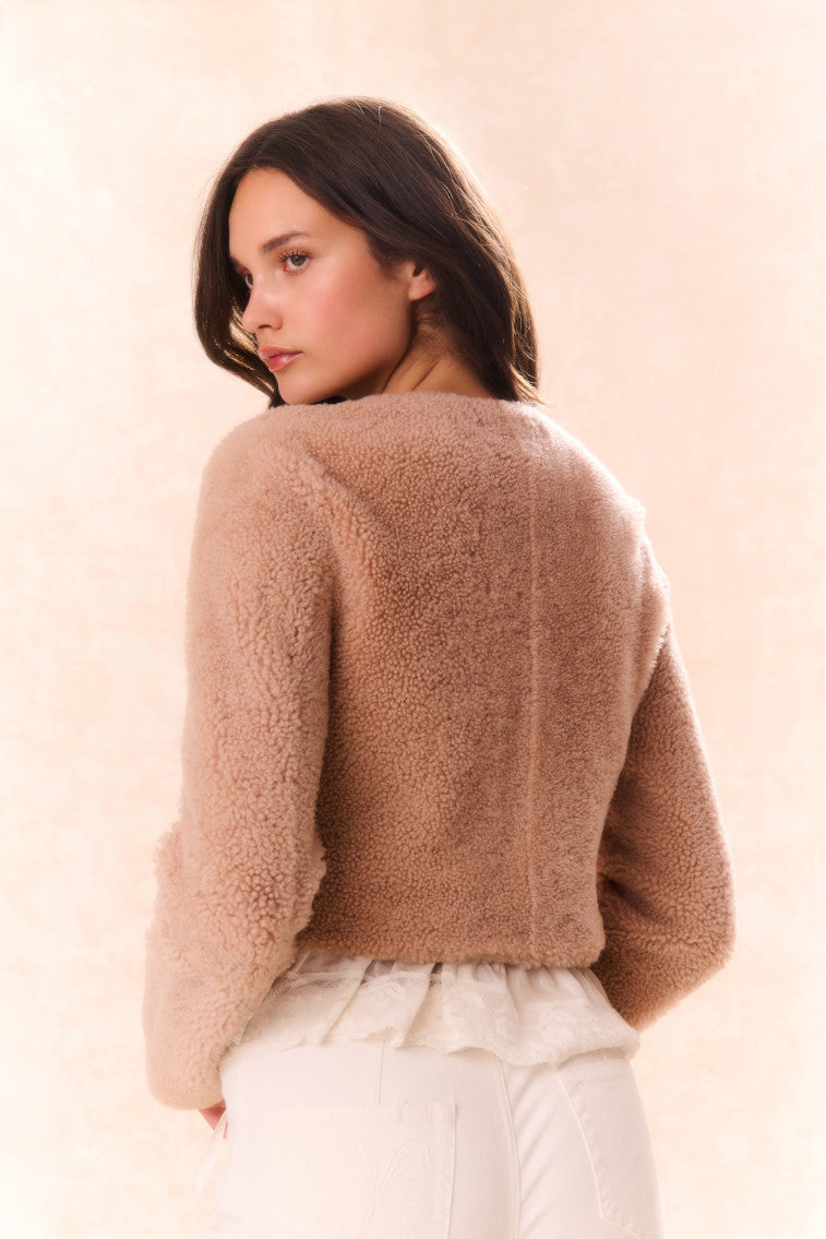 Lully Faux Shearling Jacket-morningim