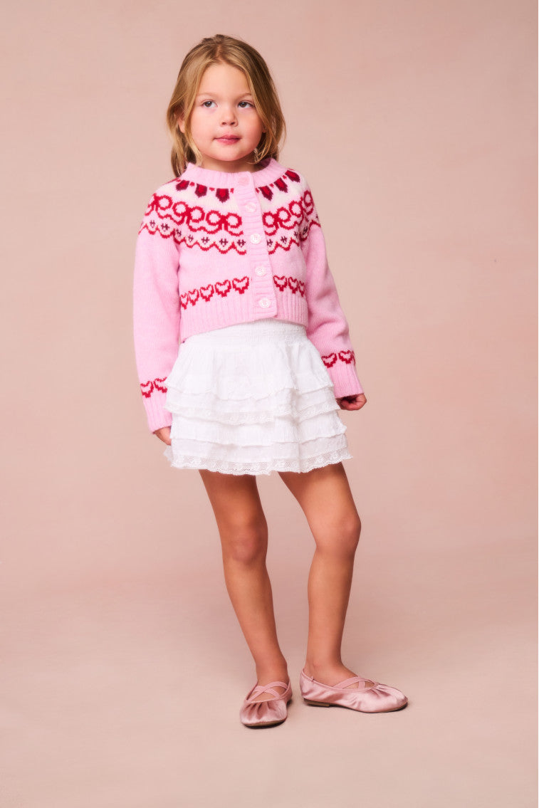 Girls Wrenna Wool Fair Isle Cardigan-morningim