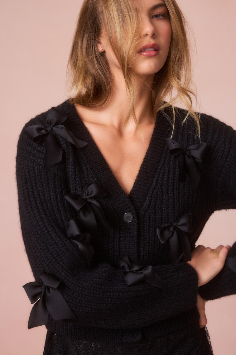 Ashtan Cardigan - BLACK-morningim