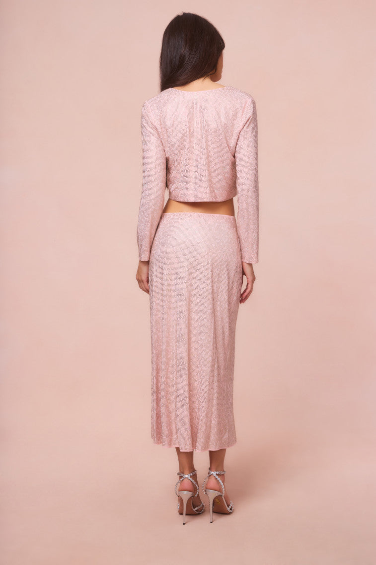 Daliana Crystal Long Sleeve Top-morningim