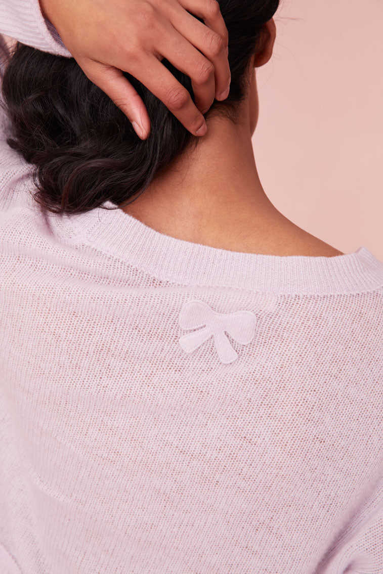 Lawrence Knit Bow Cardigan-morningim